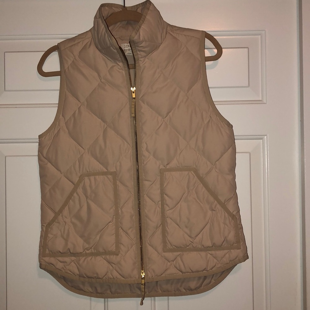 J Crew Tan Vest
